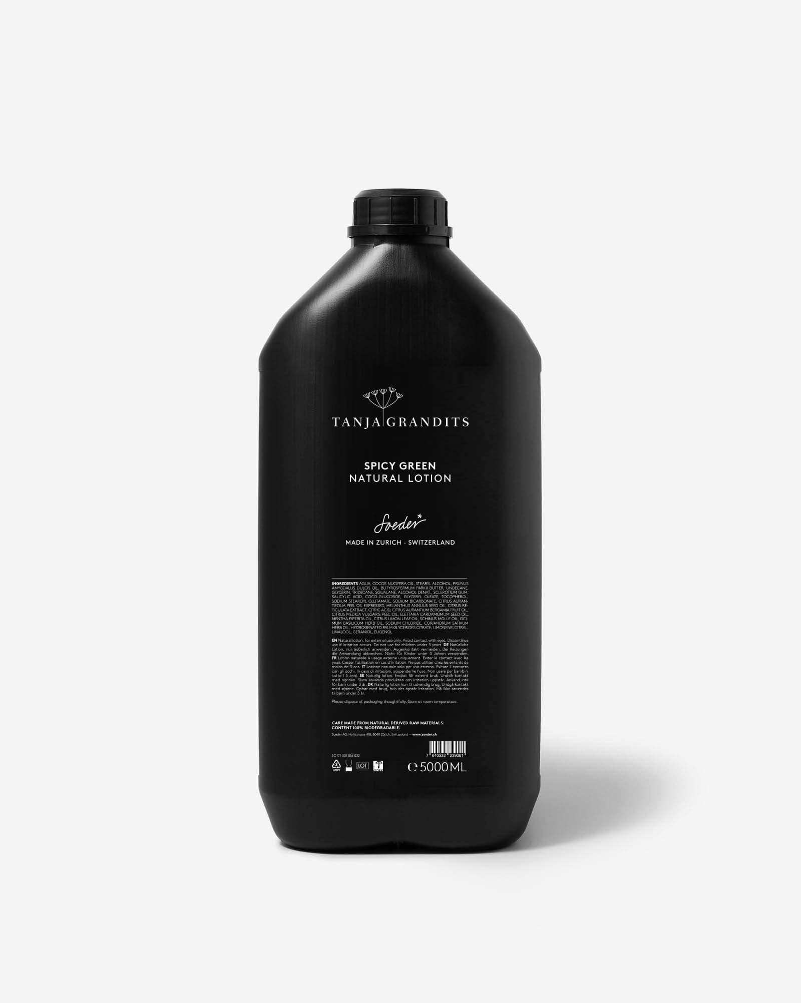 NATURAL LOTION SPICY GREEN