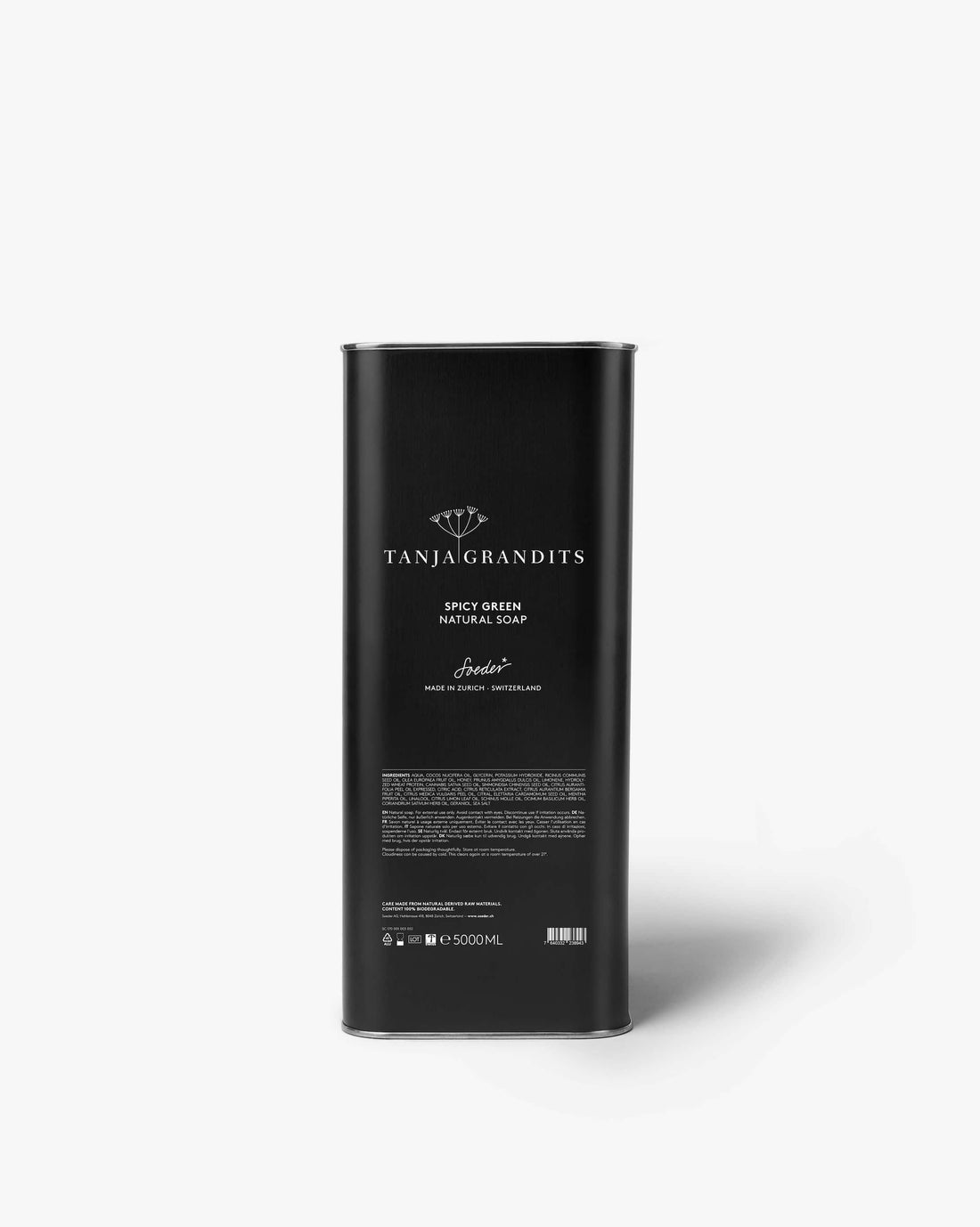 NATURAL SOAP TANJA GRANDITS SPICY GREEN 500ML - Soeder