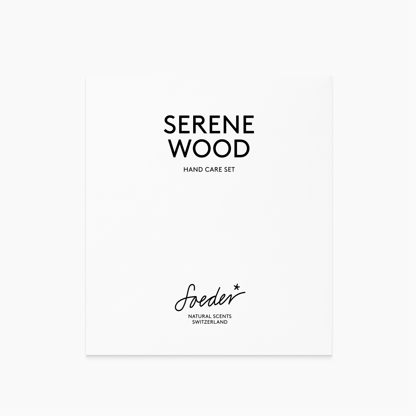 Soeder HAND CARE SET SERENE WOOD