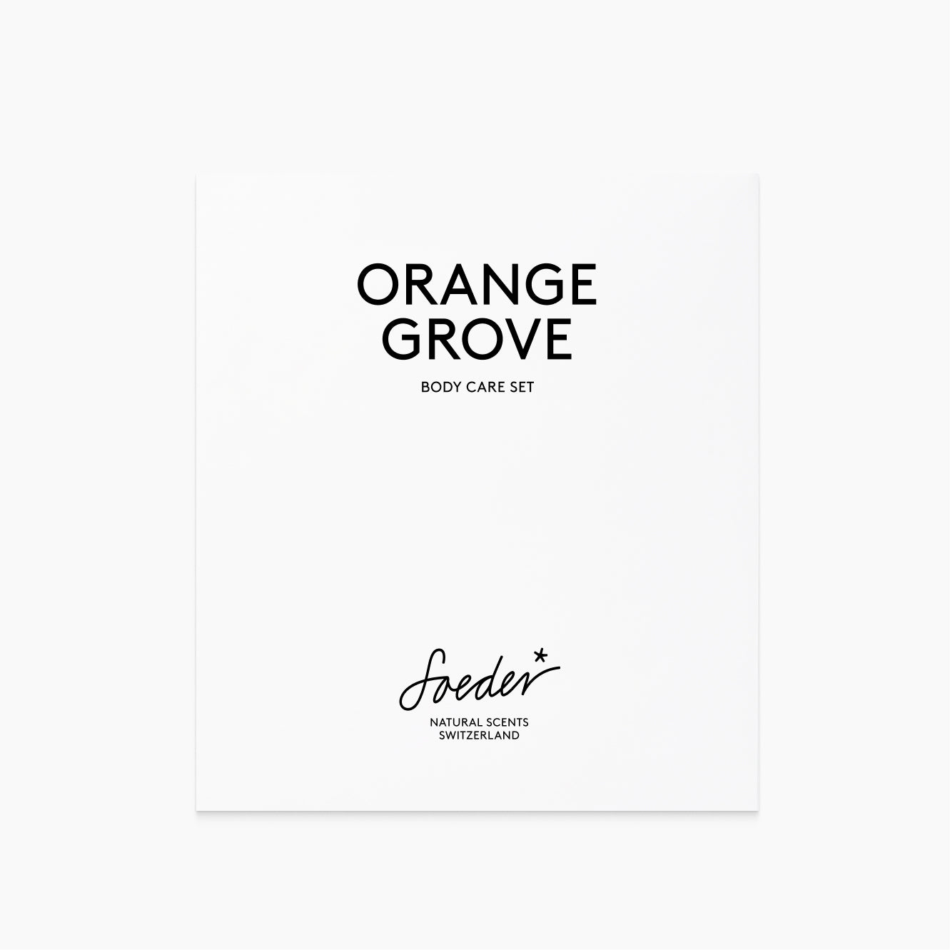 Soeder BODY CARE SET ORANGE GROVE