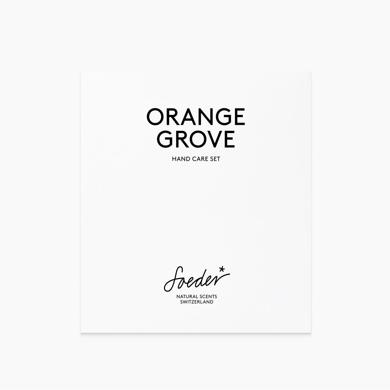 Soeder HAND CARE SET ORANGE GROVE