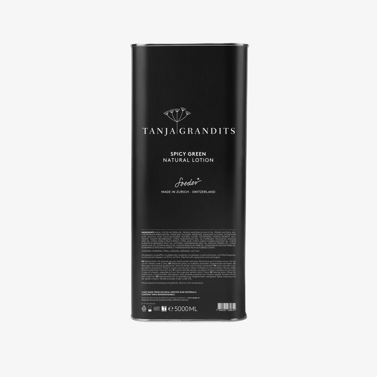 SPICY GREEN - Natural Lotion