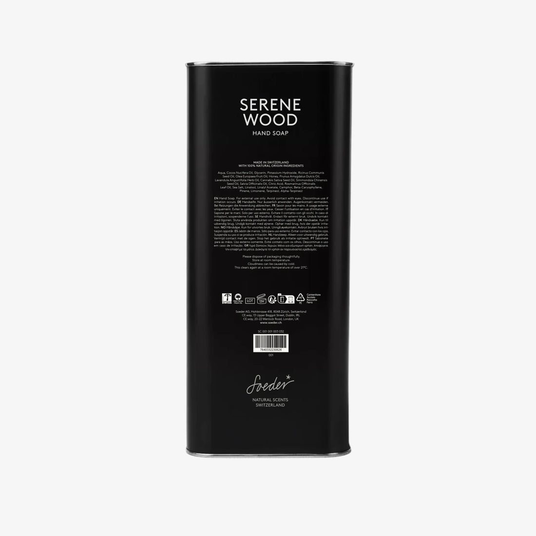 Soeder HAND SOAP SERENE WOOD