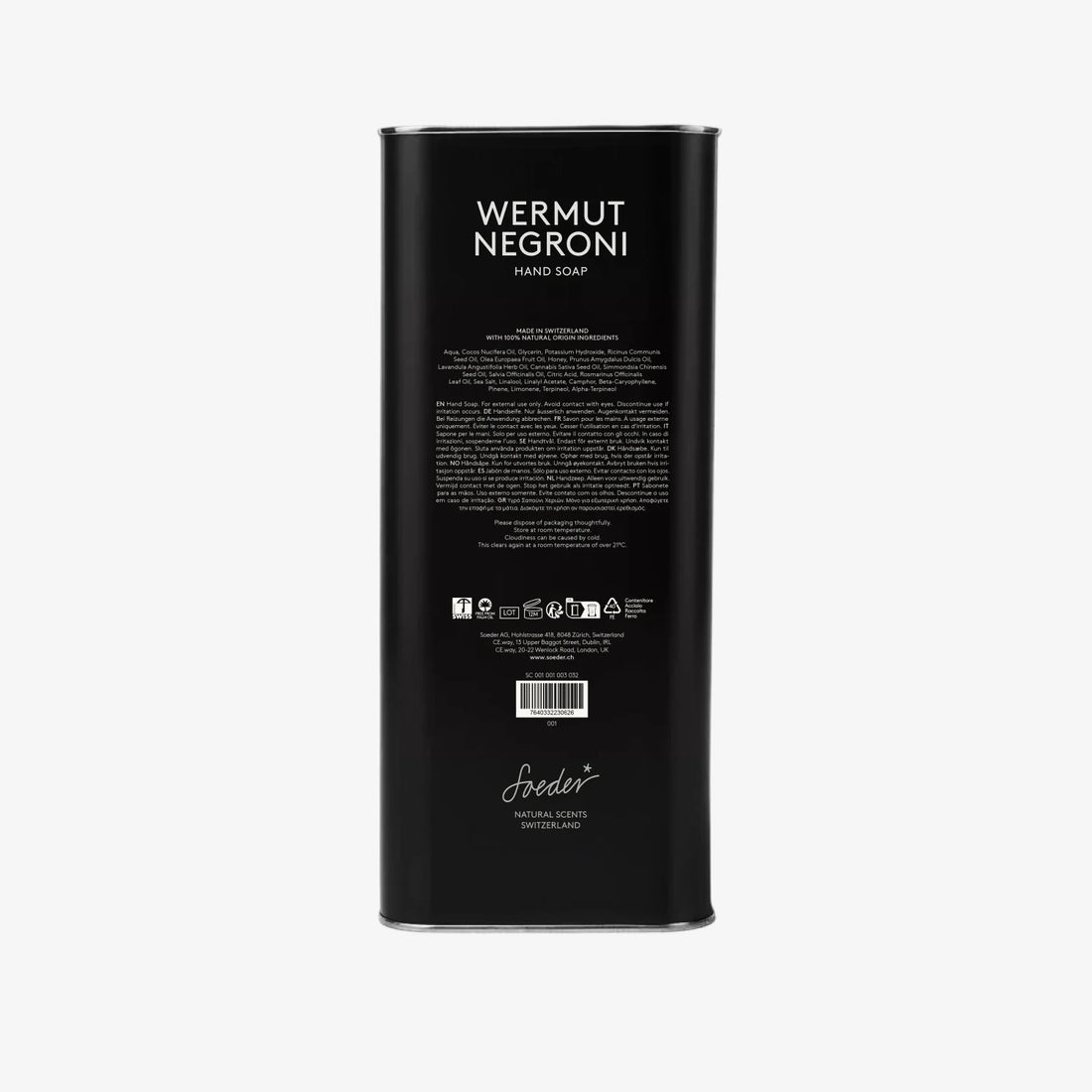 Soeder HAND SOAP WERMUT NEGRONI