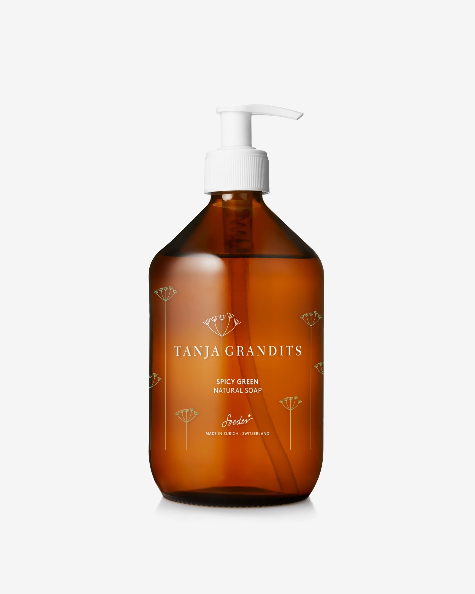 NATURAL SOAP TANJA GRANDITS SPICY GREEN 500ML - Soeder